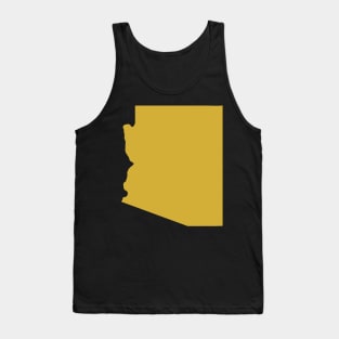 Arizona state map for arizonians Tank Top